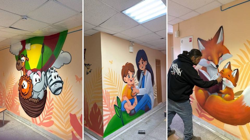 Художники из Челябинска сделали подарок детской больнице