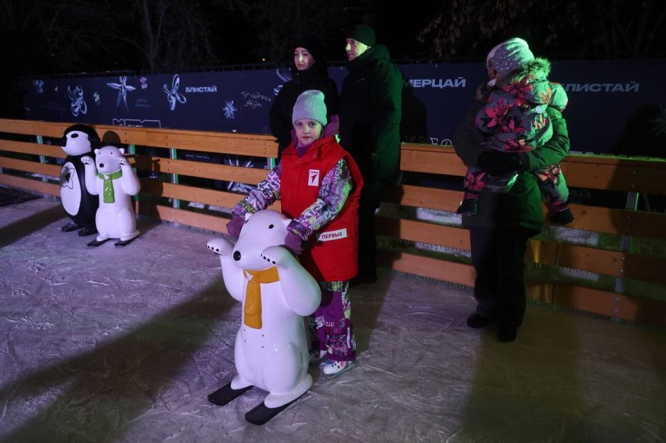 В парке Гагарина откроют космический каток