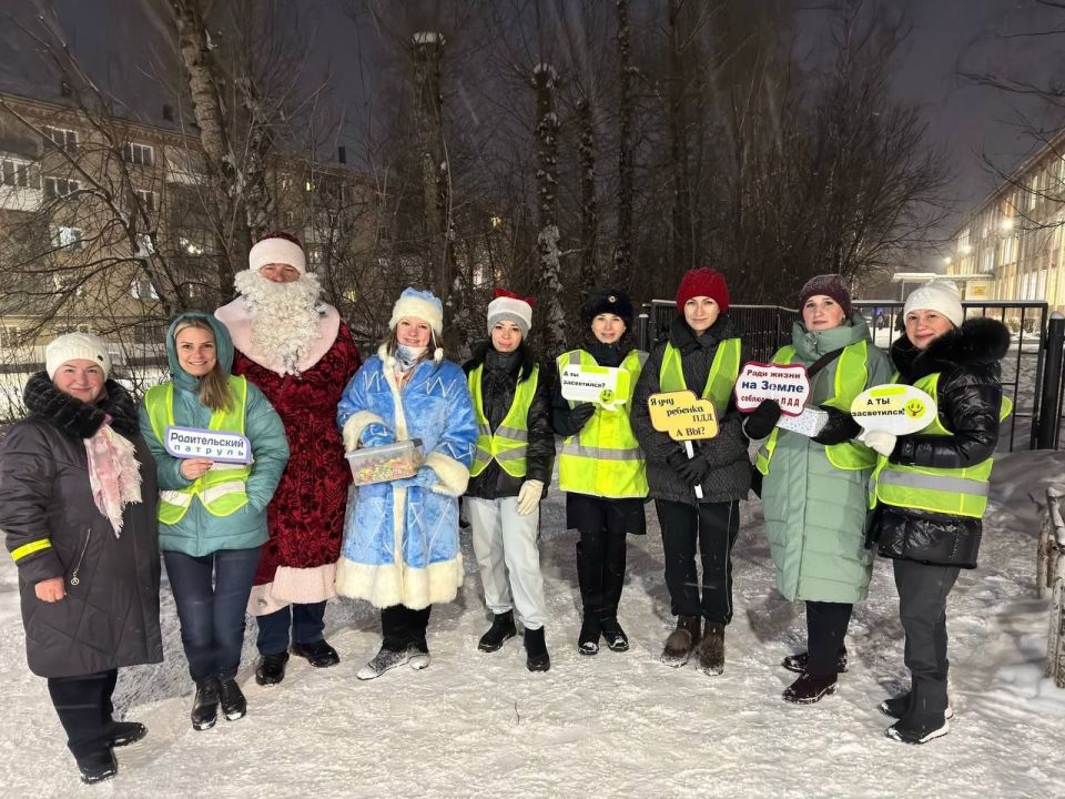 Сотрудники Госавтоинспекции Челябинской области провели беседы с детьми о безопасности на дорогах во время зимних каникул