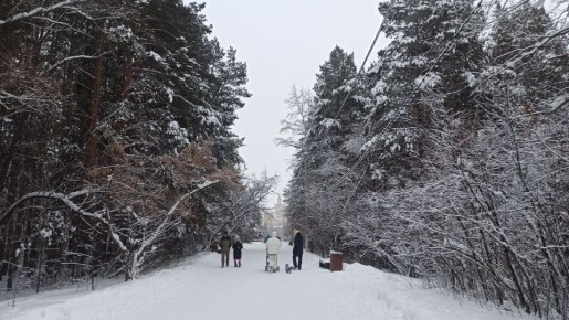 Такая красота сегодня в Челябинском городском бору! По-настоящему праздничная погода