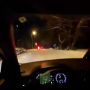 Новогодняя погоня: вид из машины ДПС
