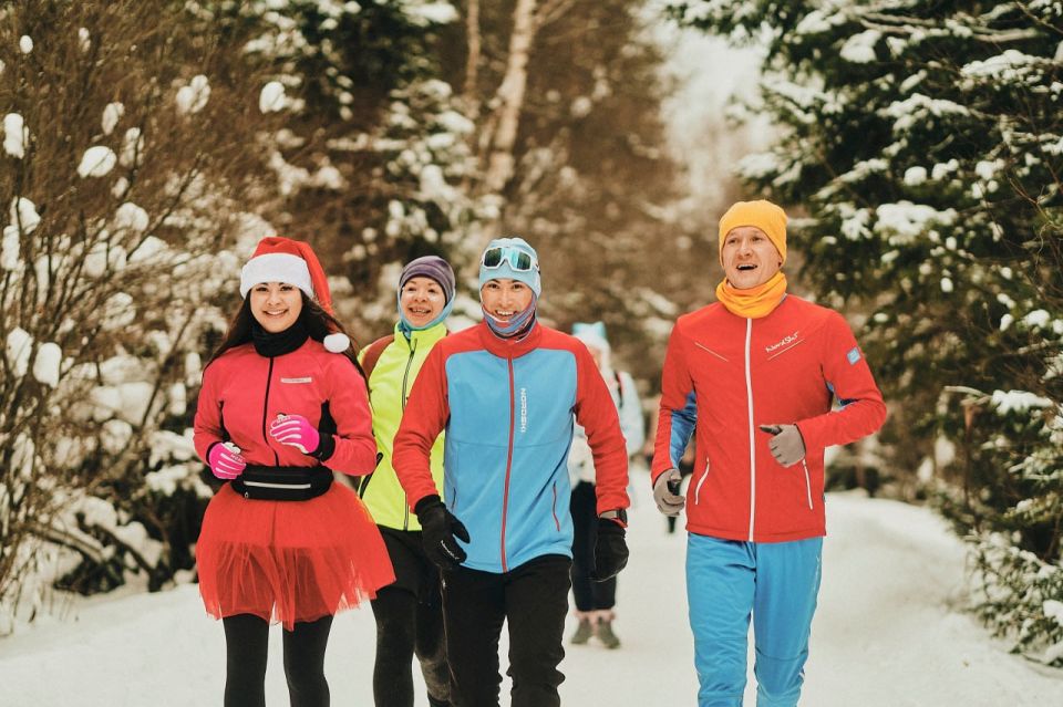 В Златоусте 50 человек устроили новогодний забег