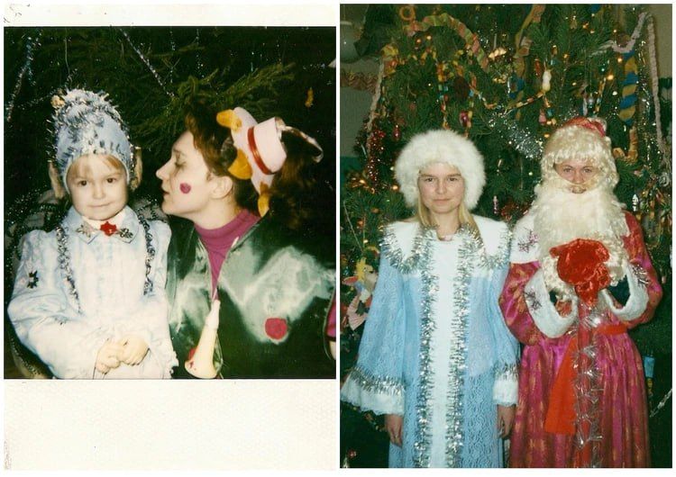 Костюмы из занавесок и маминых платьев: в чем ходили челябинцы на новогодние елки