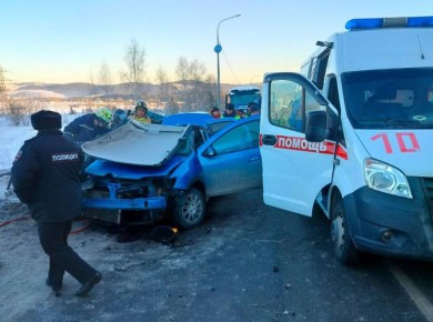 Серьезное дорожно-транспортное происшествии произошло на 1622 км автодороги М5 Урал на территории Усть-Катавского городского округа