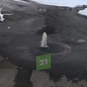 Незамерзающий зловонный фонтан или коммунальное чудо в поселке Славино