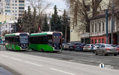 Движение трамваев по проспекту Победы в Челябинске открыли