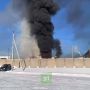 Пожар, за которым наблюдает весь Копейск