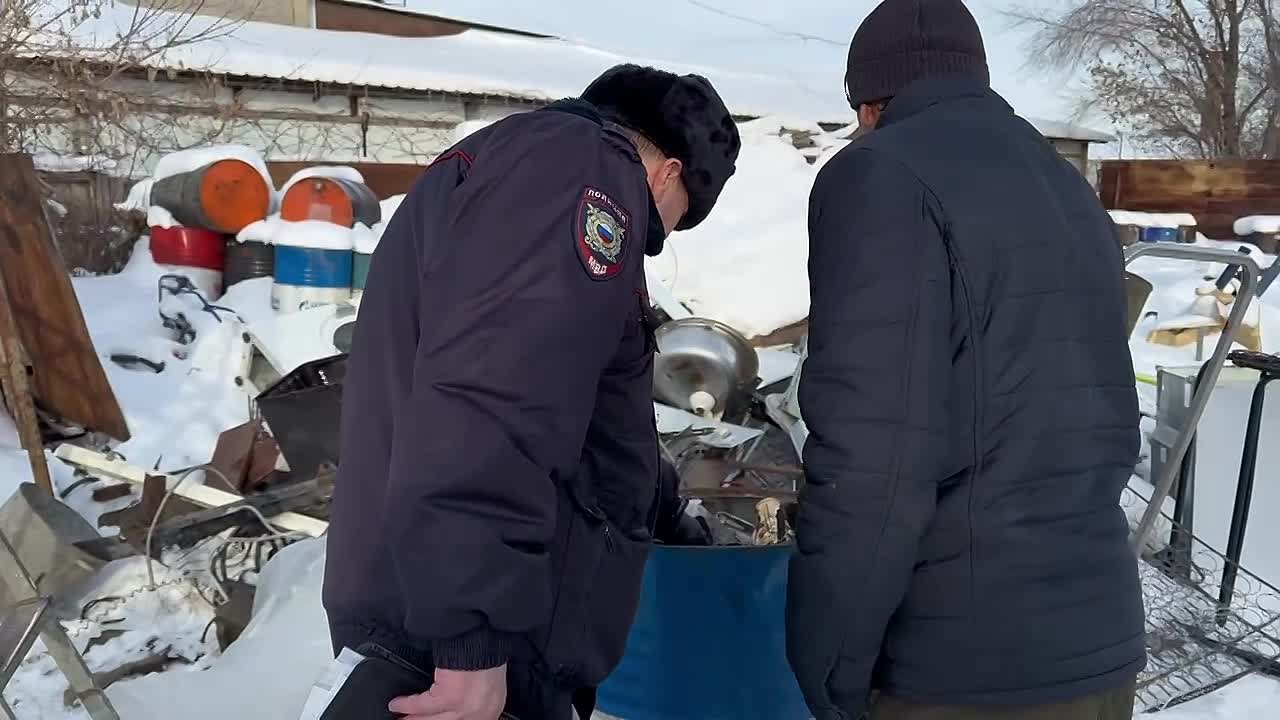 В Магнитогорске полицейскими изъято более 2 тонн металлолома из незаконного оборота