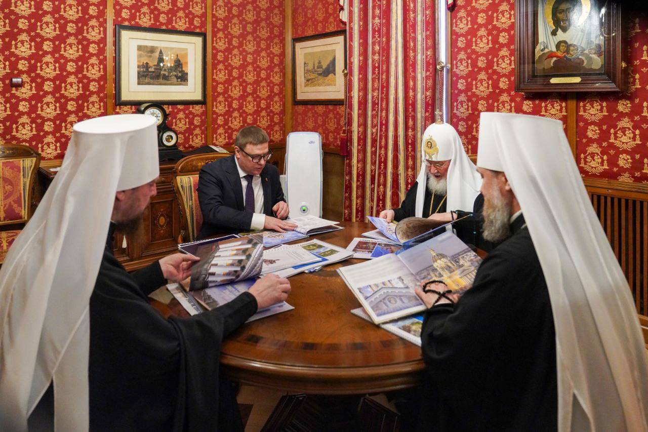 Алексей Текслер: В Москве встретился со Святейшим Патриархом Московским и всея Руси Кириллом