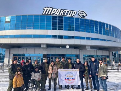 Хоккейный клуб «Трактор» выделил специальный сектор для участников СВО