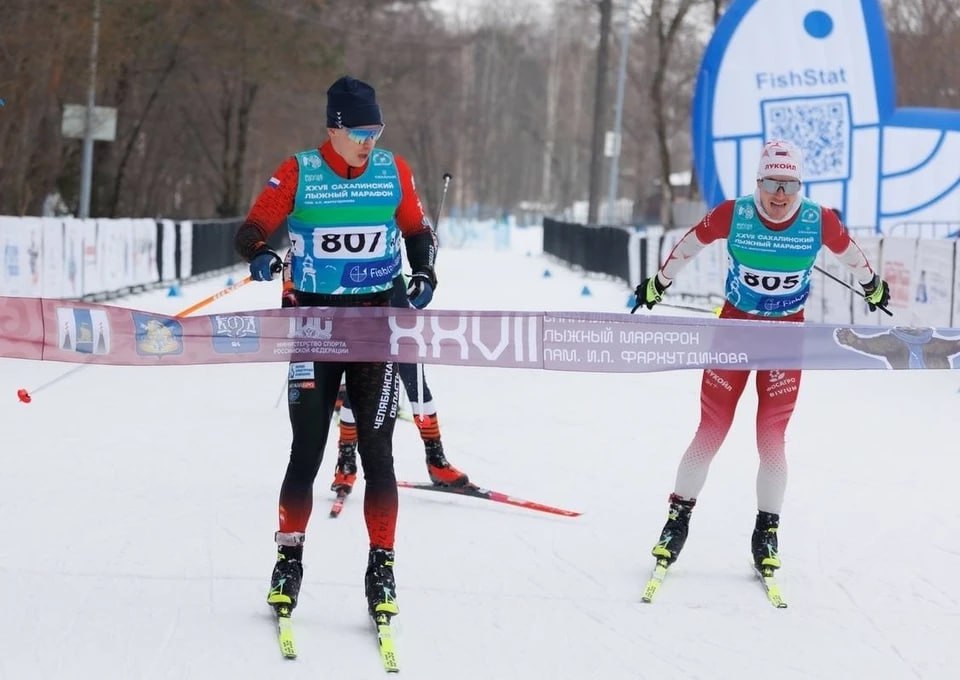 Челябинский лыжник Данила Карпасюк стал победителем XXVII Международного Сахалинского марафона