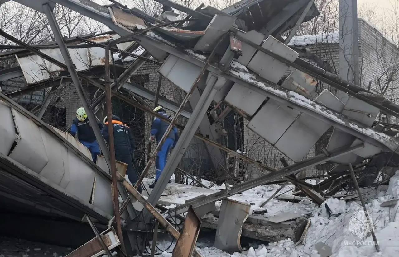 Обрушение конструкций на заводе в Златоусте
