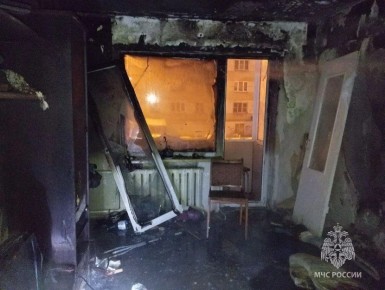 В Челябинске на пожаре в многоквартирном доме спасли восемь человек