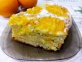 Нежный апельсиновый пирог на кефире