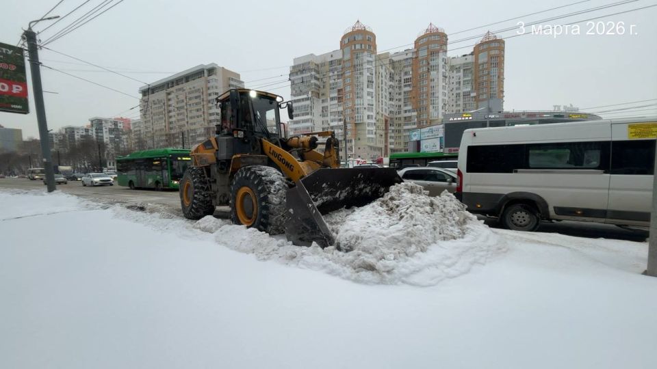 За сутки в Челябинске выпала почти месячная норма снега