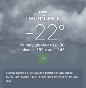 -22. По ощущениям -30. Вот такое 9 марта