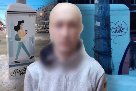 Задержанный вандал в Челябинске оказался злостным алиментщиком