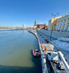 В Челябинске начался традиционный весенний сброс воды из водохранилищ