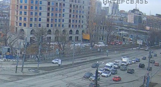 МЧС устранило пожар на стройке ЖК в центре Челябинска