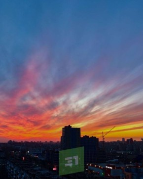 Мы совсем пропустили вечернюю красоту