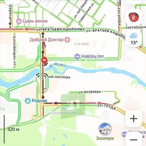 В Челябинске появилась новая жуткая пробка