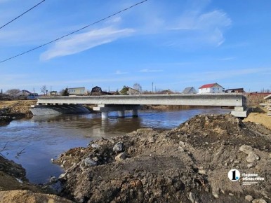Строительство моста в Есаульском попало в сезон активного паводка