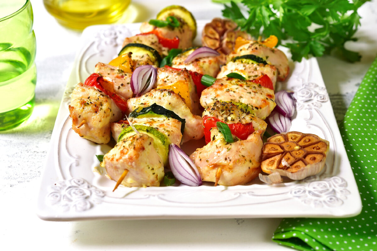 Сочность и аромат: медово-горчичный куриный шашлык на гриле