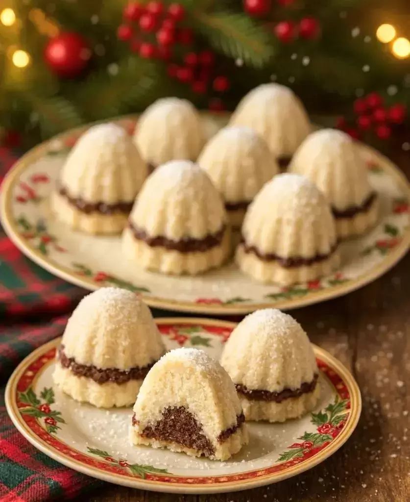 Ульи с кокосом и шоколадом: простой новогодний десерт без выпечки