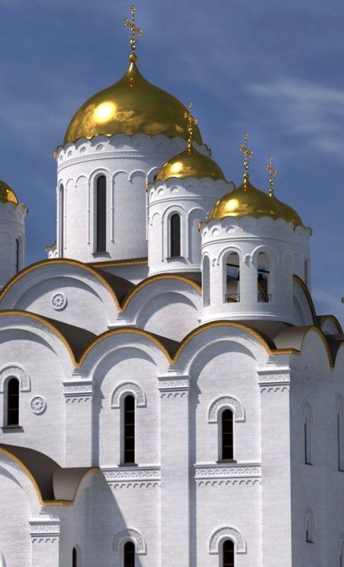 В Челябинске показали, как украшают фасад нового собора в Ленинском районе В Челябинске показали, как украшают фасад нового собора в Ленинском районе