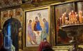 В иконостасе Троицкого собора Троице-Сергиевой лавры временно поместили копию иконы «Святая Троица», написанной Андреем Рублевым в XV веке
