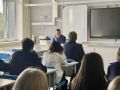 Заместитель начальника отдела кадров прокуратуры области встретился с учениками прокурорского класса
