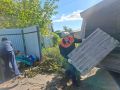 В Копейске продолжается санитарная очистка контейнерных площадок