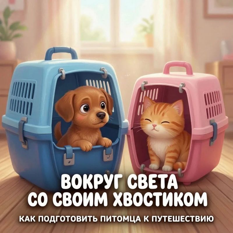 Вокруг света со своим хвостиком: как питомцы покоряют мир и как правильно подготовить любимца к путешествию