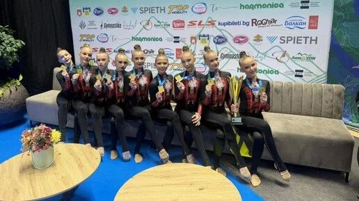 Челябинские гимнастки завоевали золото на международном турнире в Болгарии