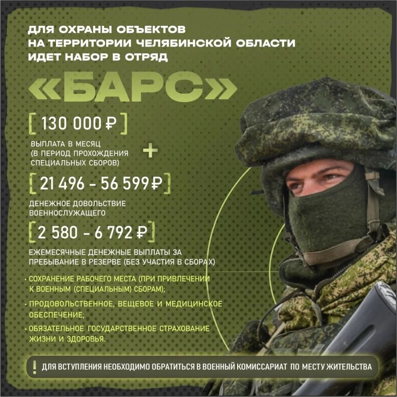 Южноуральцев приглашают вступить в территориальный отряд «БАРС» и внести личный вклад в безопасность родного региона