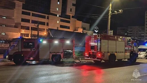 Ночной пожар произошел в благотворительной столовой в Челябинске