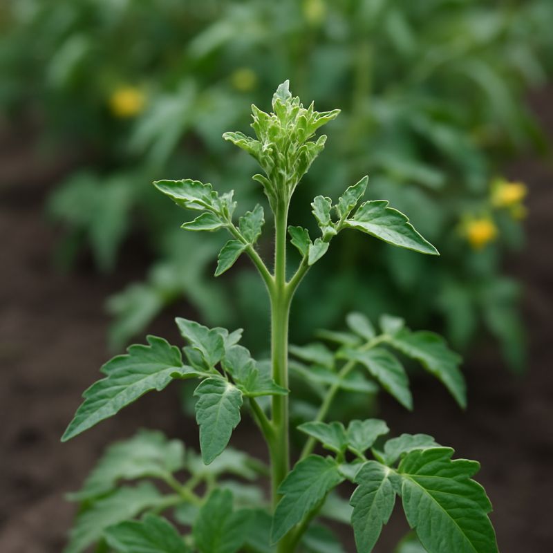 Почему макушка томатов больше не растет? Причины и рекомендации